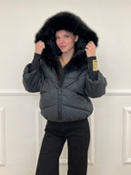 Piumino Over 2884 Nero