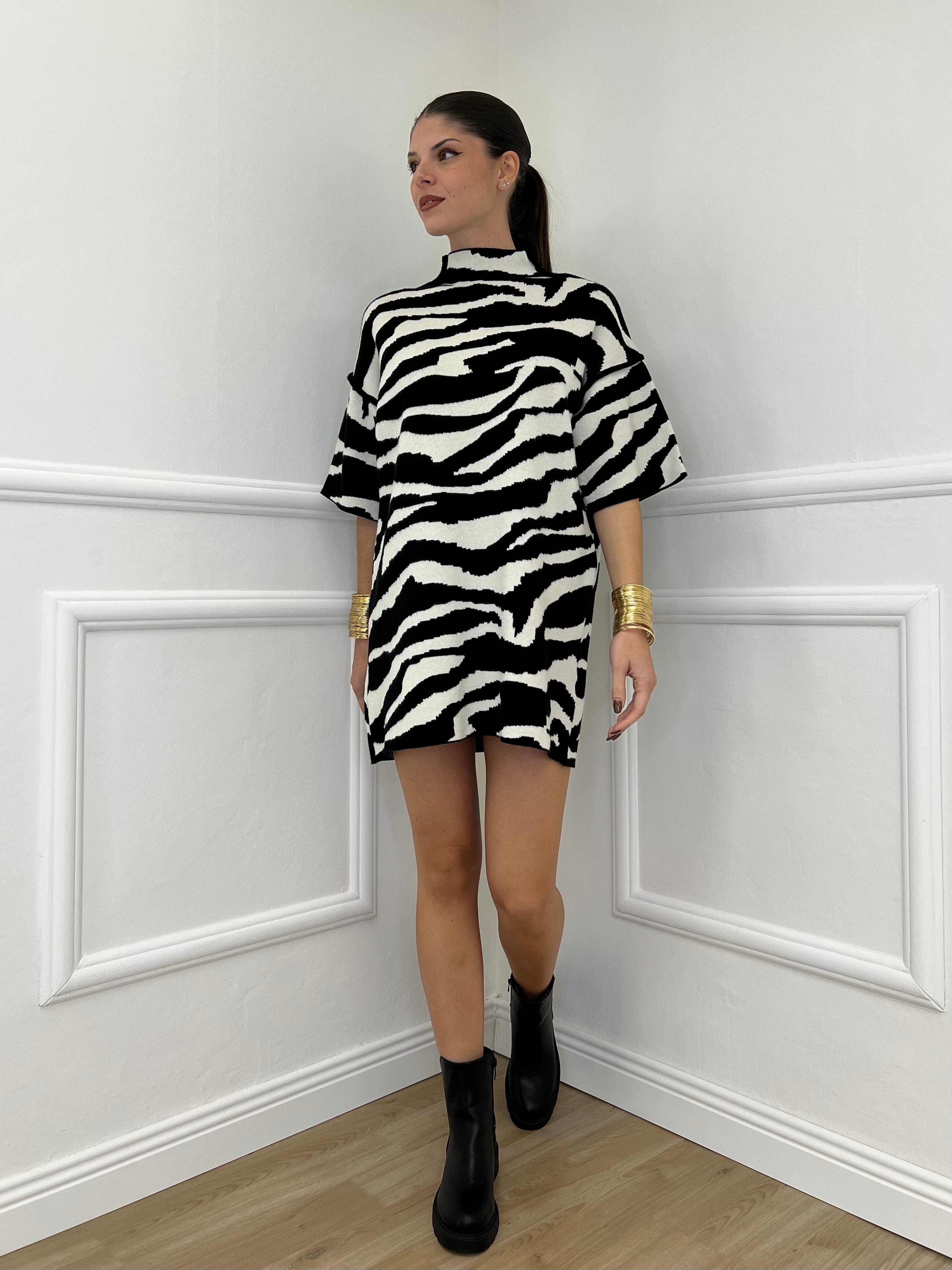 Maxi Maglia Zebra 8029