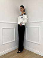 Jeans Palazzo Y549 Blue Black