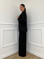 Tailleur Micro Borchie L5181 Nero - Bazar Abbigliamento