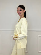 Tuta Over Girocollo 19143 Giallo