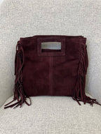 Borsa Vera Pelle Frange Manico VPBF001
