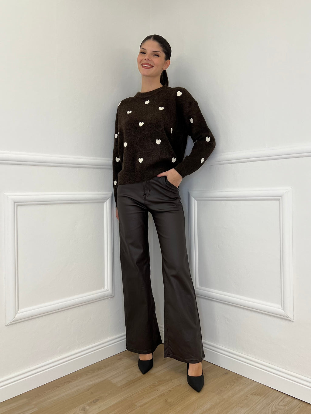 Pantalone Spalmato 7293 Moro