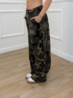Jeans Balloon Vita Incrociata Camouflage 5500