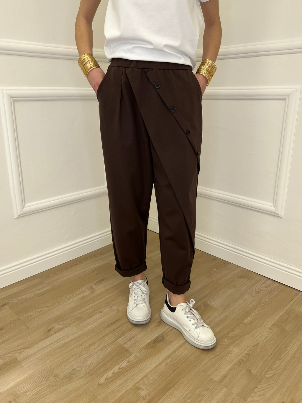 Pantalone Baggy Portafoglio 51256 Moro