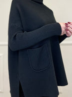 Maxi Maglia Taschino 31496 Nero