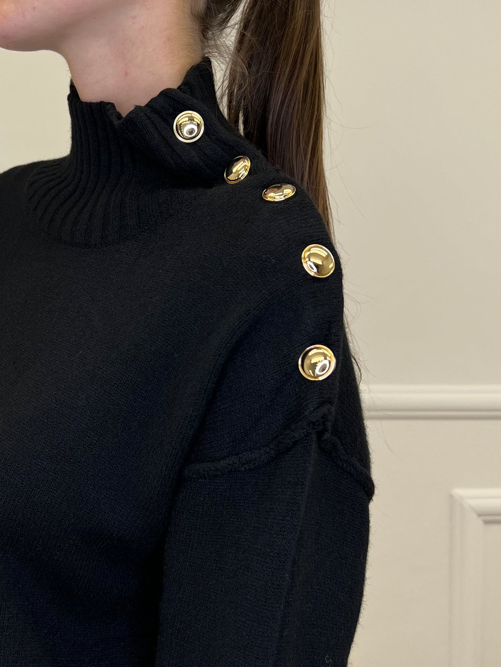 Maglia Bottoni YS9696 Nero