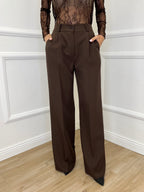 Pantalone a Palazzo 3715 Caffè - Bazar Abbigliamento