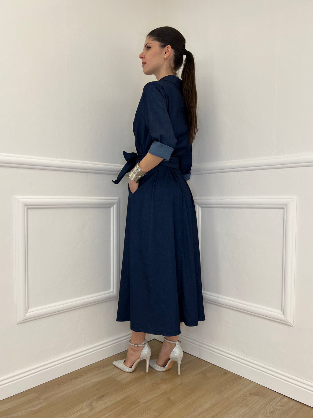 Abito Incrocio Chambray 4202