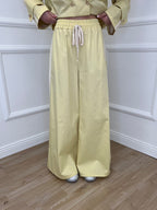 Pantalone Palazzo Bande 7809 Giallo