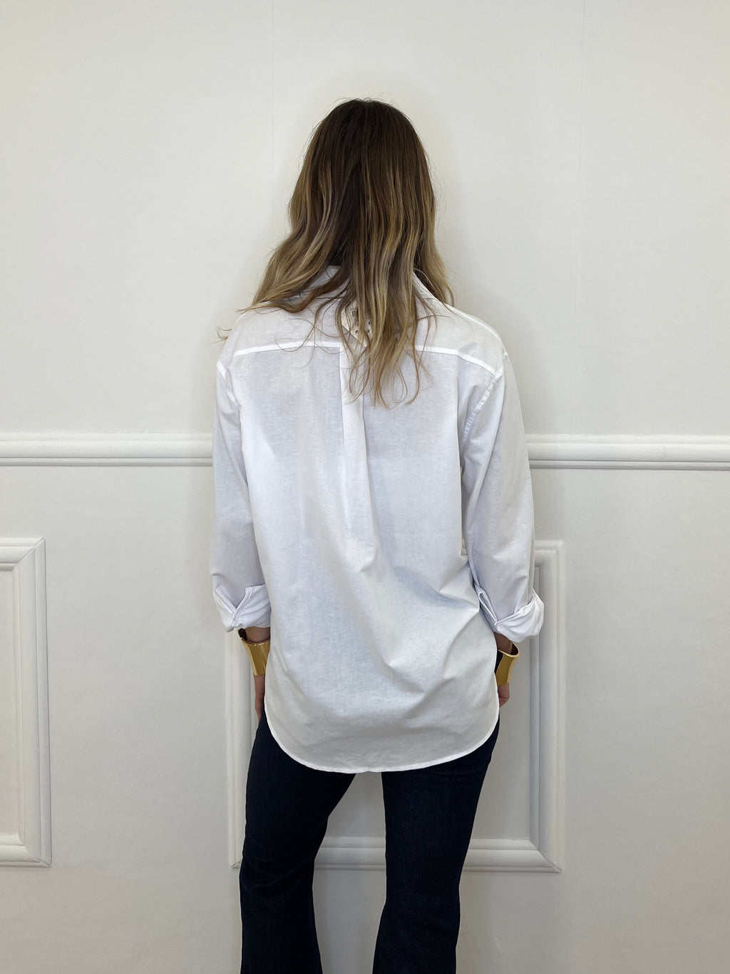 Camicia Over Oxford Tasca 17117 Bianco
