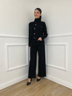 Jeans Palazzo T1001-1 Nero