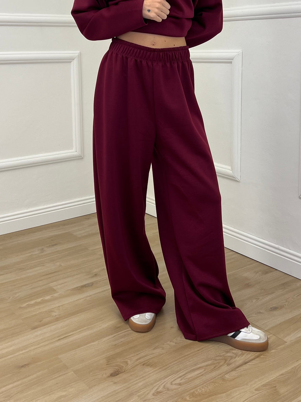 Tuta Over in Viscosa 3277 Bordeaux