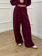Tuta Over in Viscosa 3277 Bordeaux