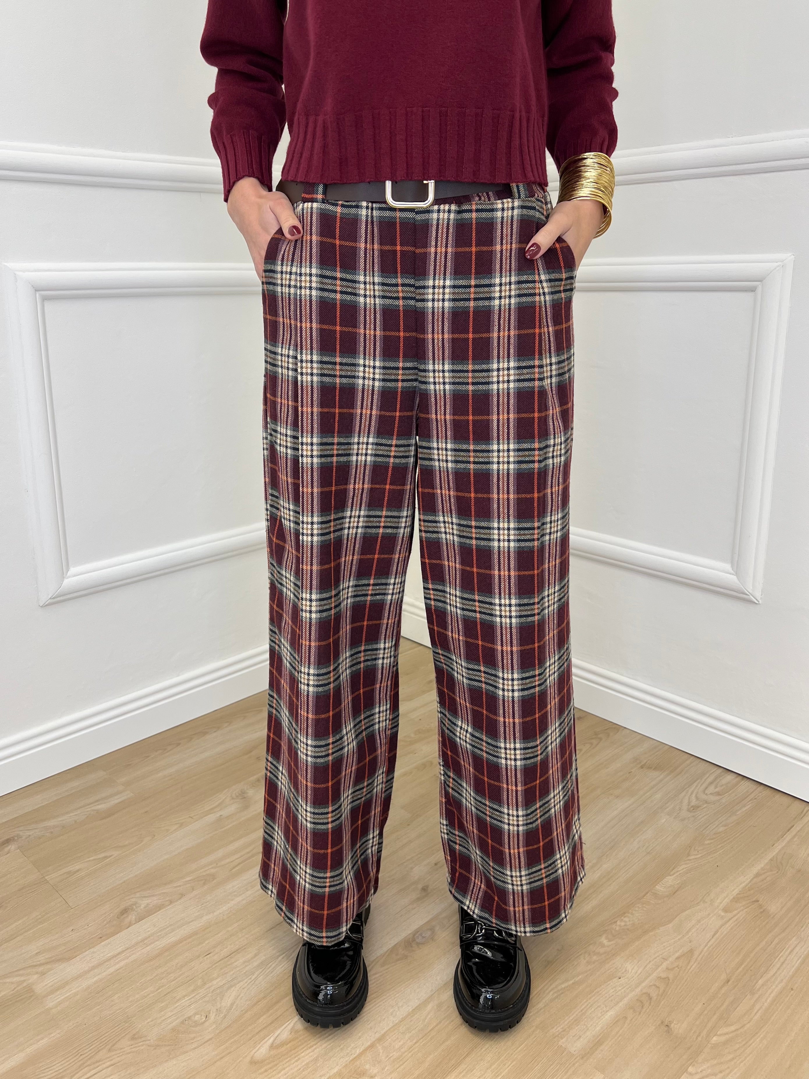 Pantalone Galles 2723 Burgundy