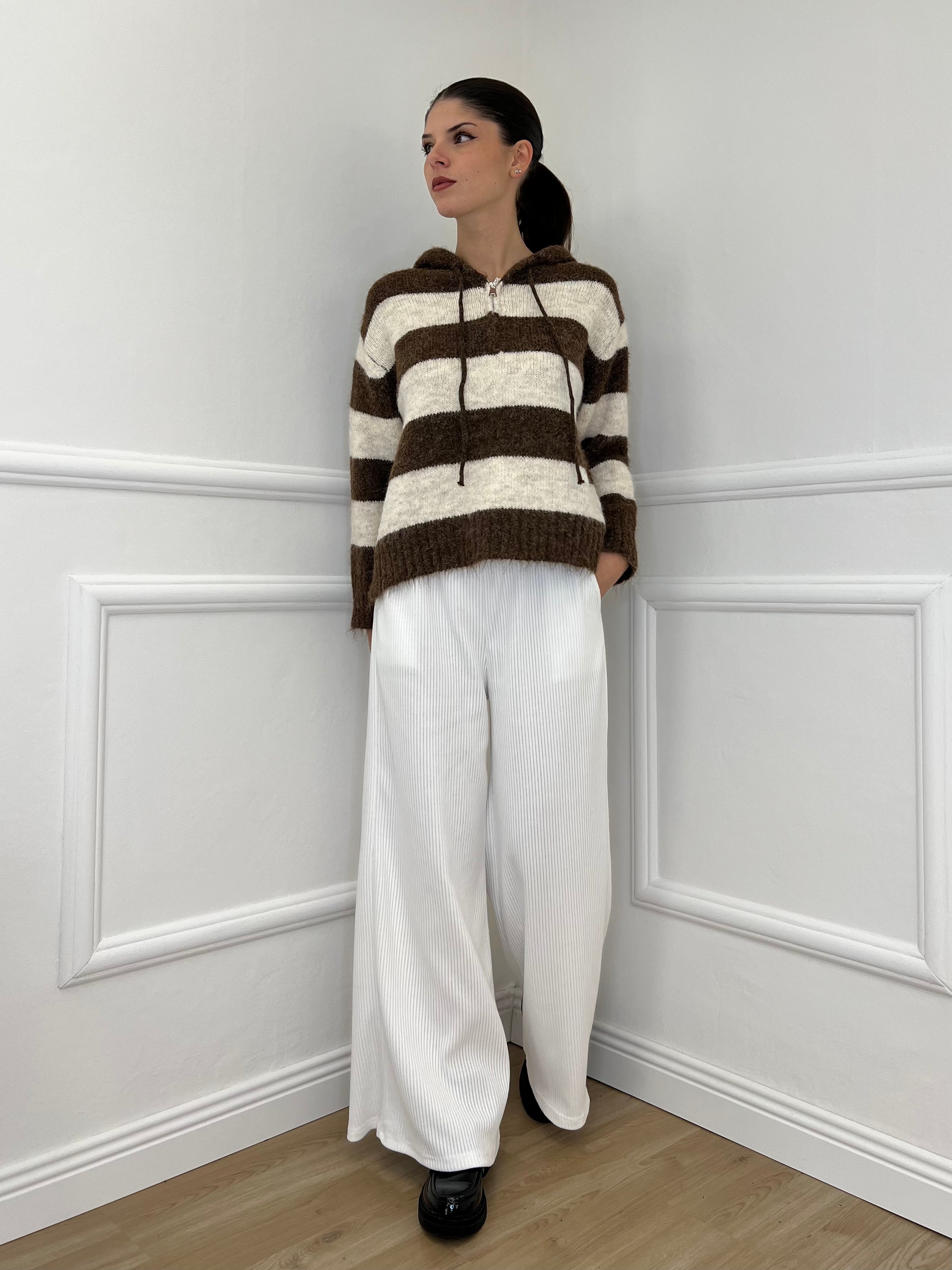 Pantalone Corduroy 6156 Bianco