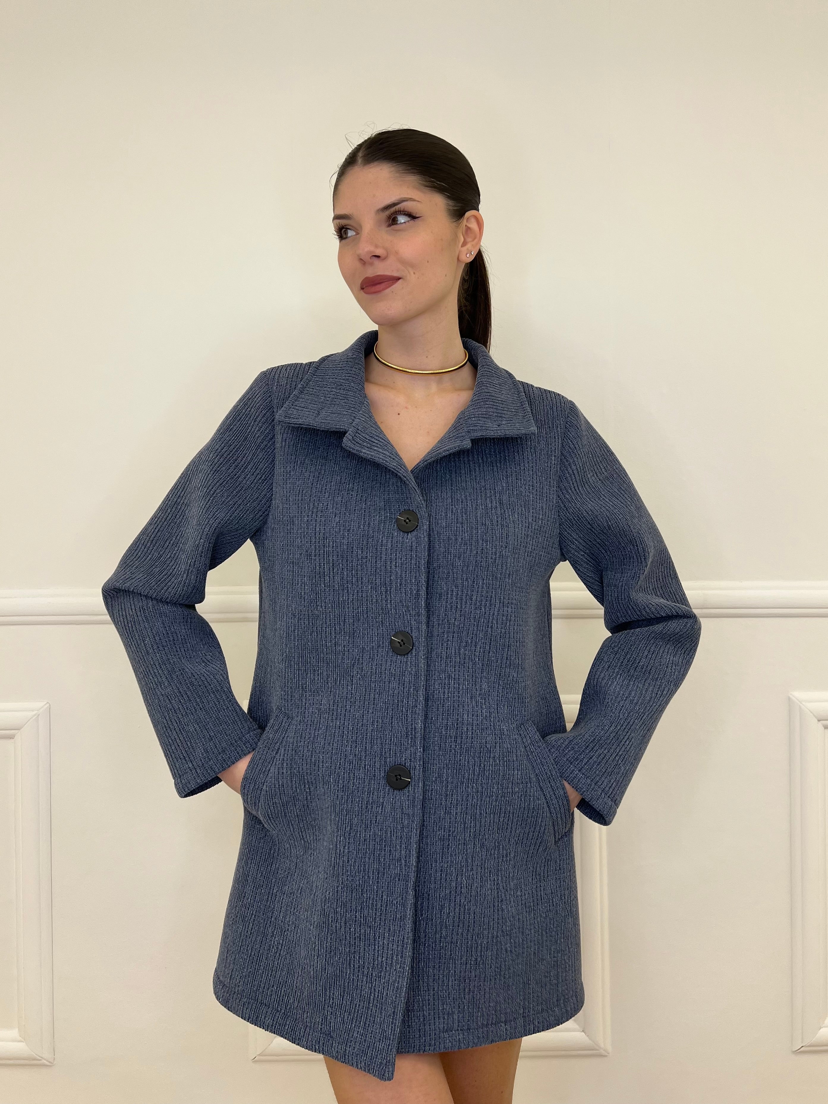 Cappotto Neoprene Colletto 990762 Avio