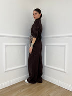 Pantalone Cupro Fusciacca 20527 Moro