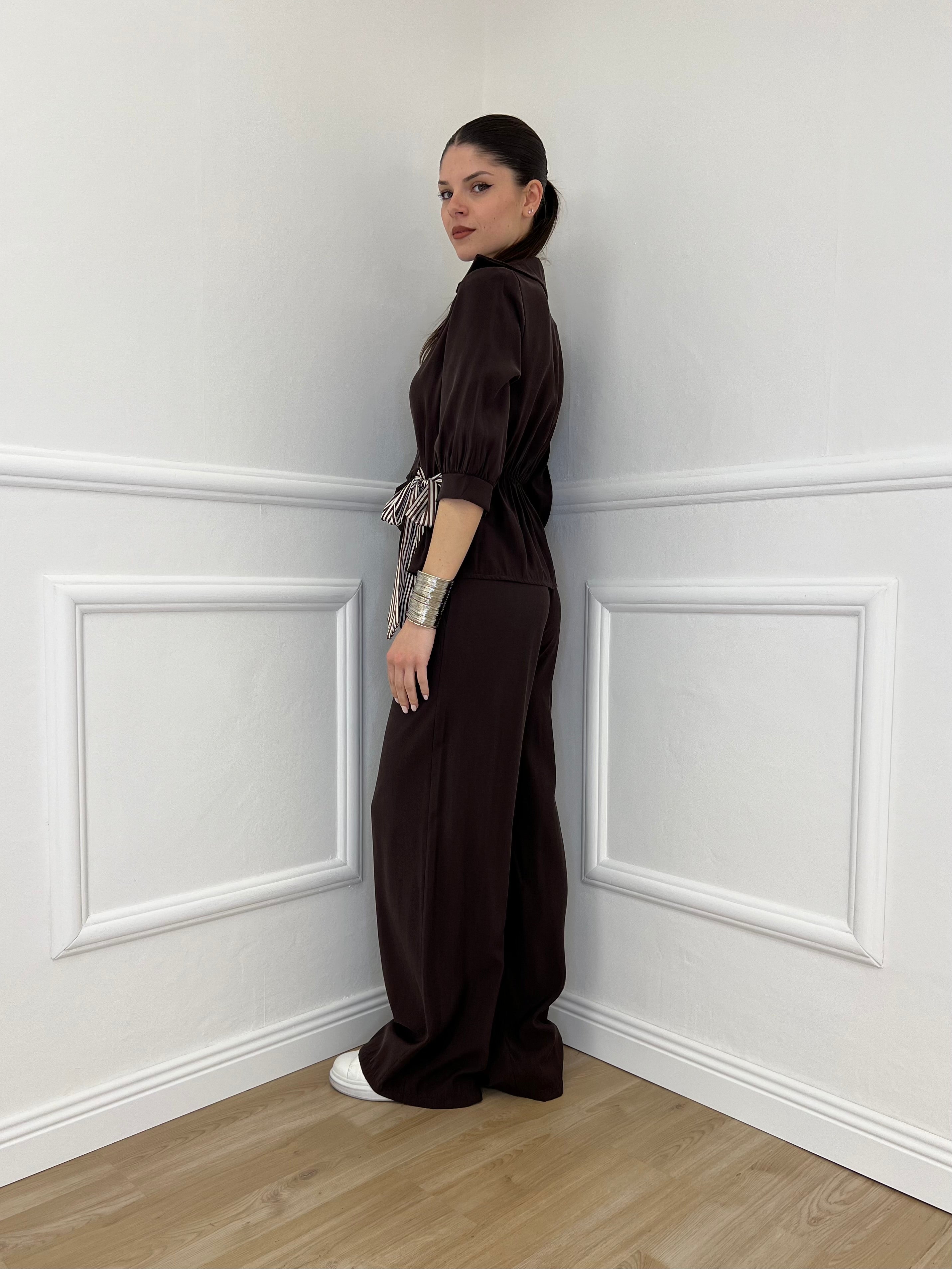 Pantalone Cupro Fusciacca 20527 Moro