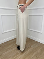 Pantalone Gabardine Straight Fit 8799 Beige