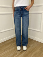 Jeans Straight Vita Incrociata 6047