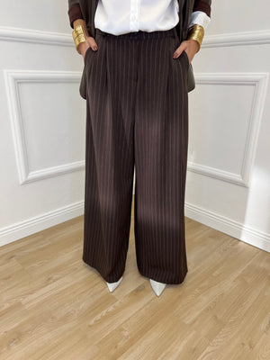 Pantalone Gessato 7158 Moro