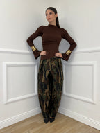 Maglia Drappeggio 081168 Moro