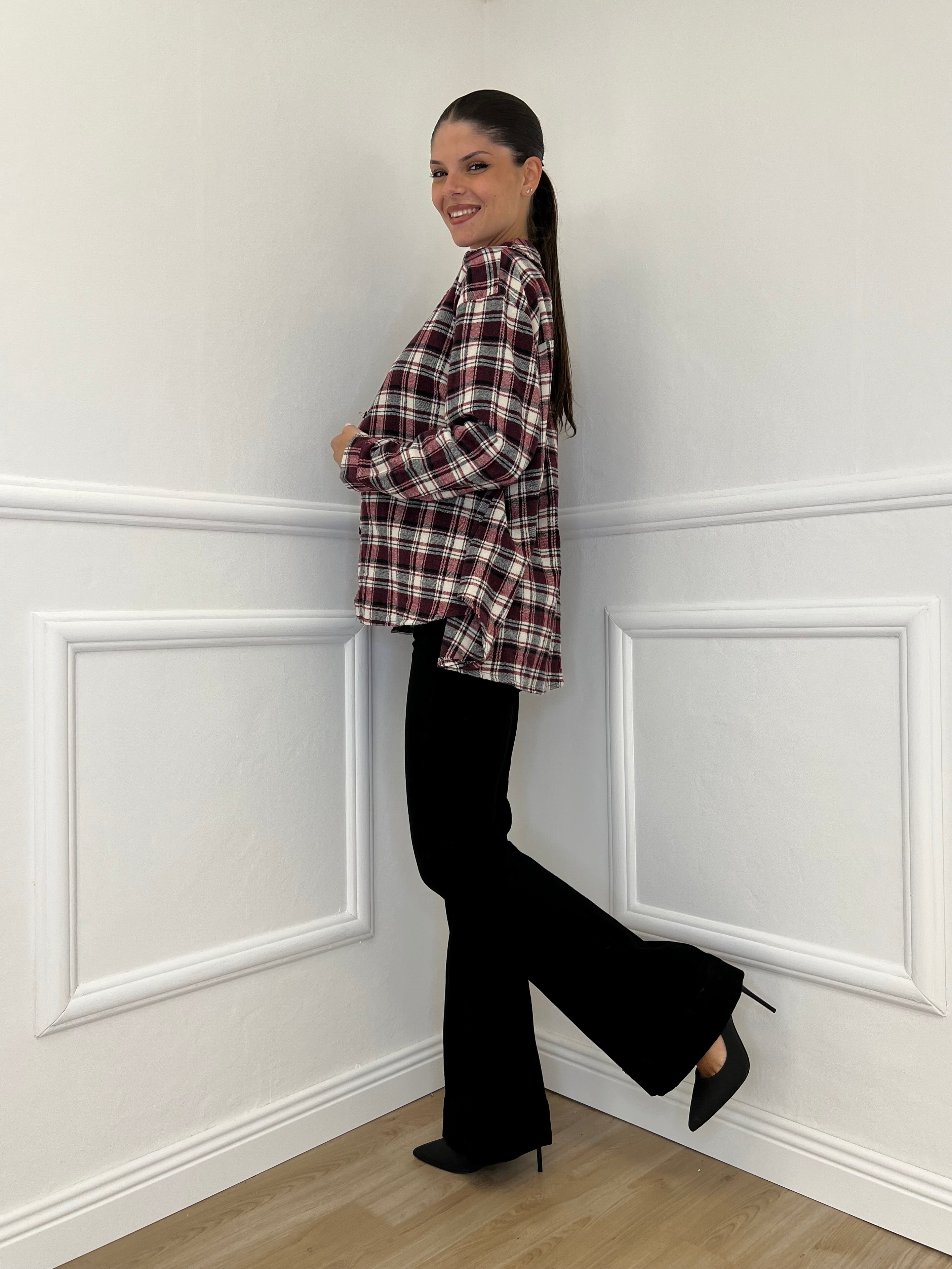 Camicia Madras 25371 Bordeaux