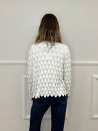 Cardigan Ananas 5415 Bianco
