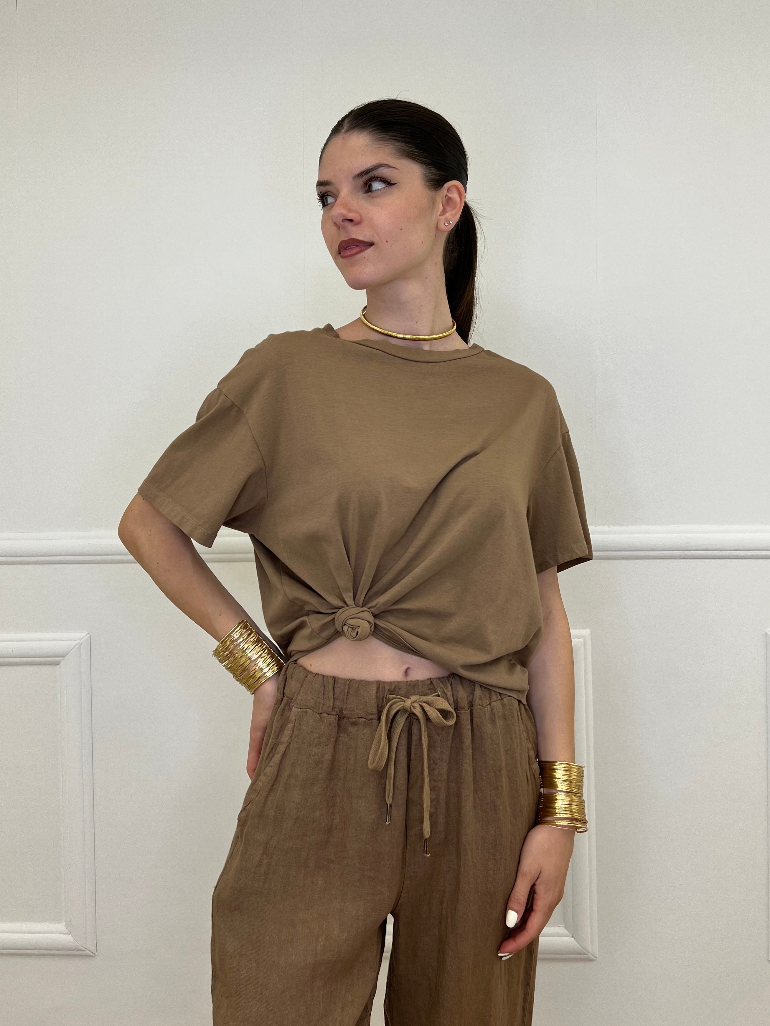 T-shirt Scatoletta 726202 Coccio
