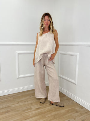 Pantalone Palazzo Lino 22525-3 Beige