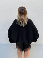 Maglia Mohair Pipistrello A132 Nero