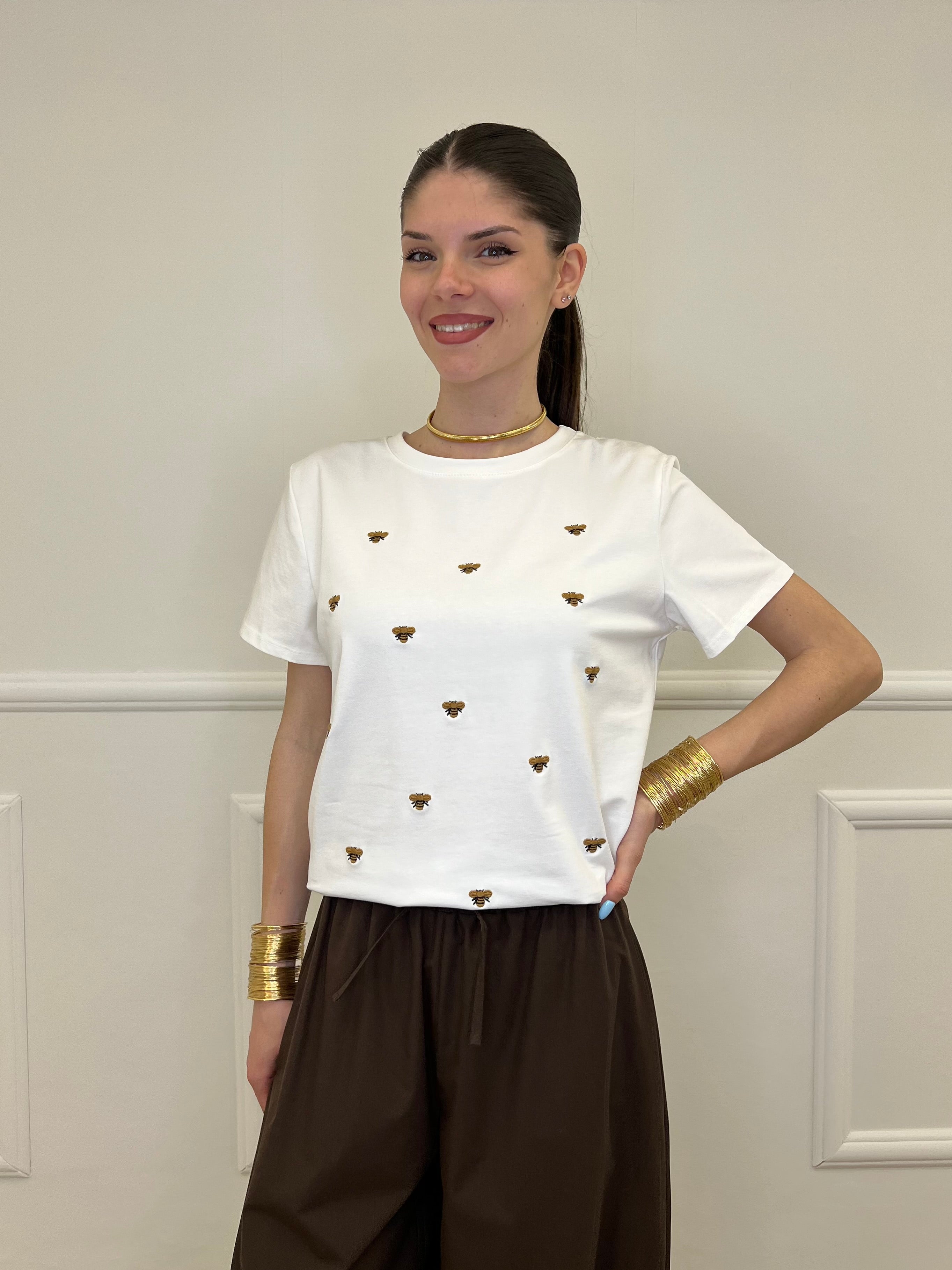 T-shirt Ricami Bee 82217