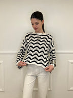 Maglia Traforata Ondine 10514 Blu