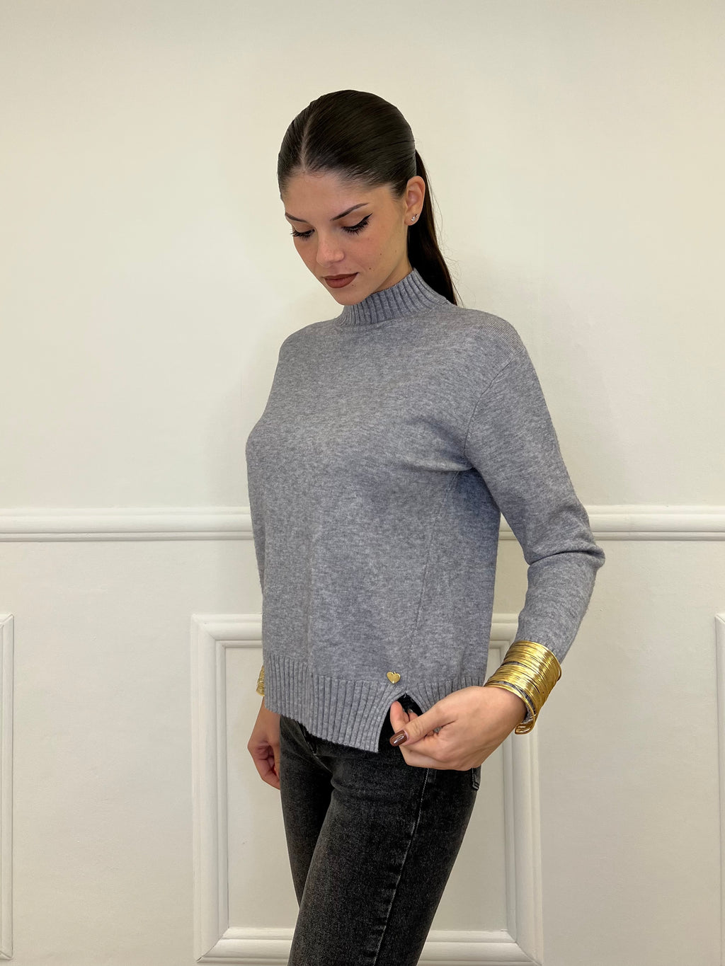 Lupetto Spacchetti 26000 Grigio