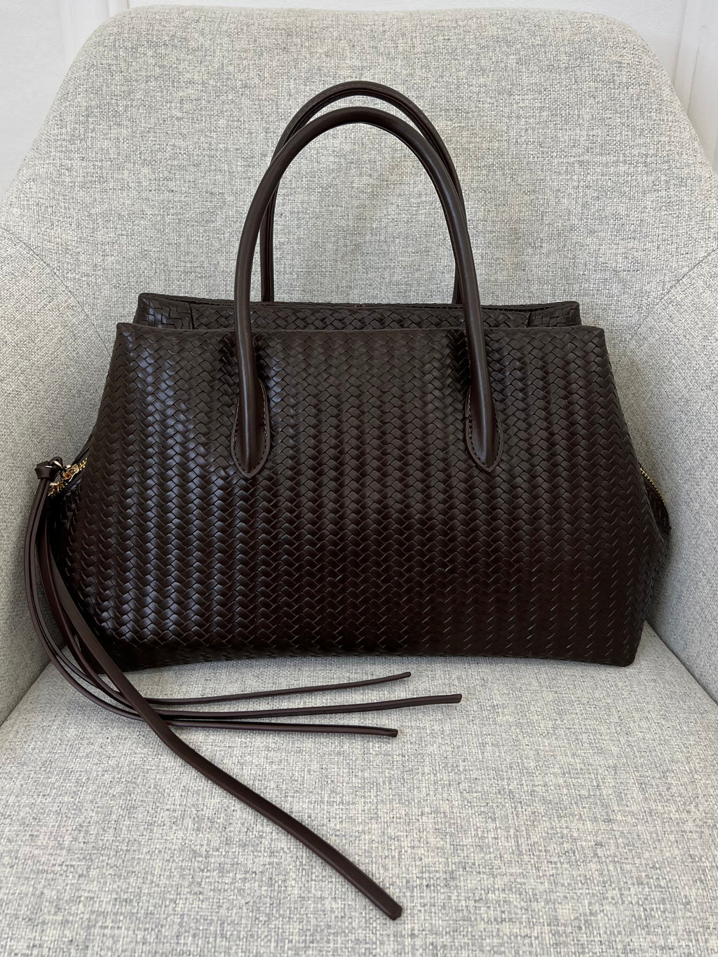 Borsa Baguette Intrecciata PF315