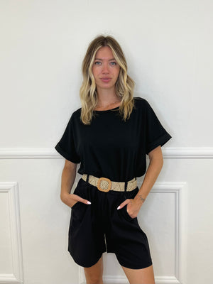 T-shirt Bottoncini 1302 Nero