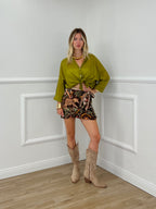 Camicia Over Soft 6040 Verde Olio