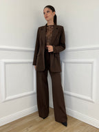 Giacca Over 2202 Caffè - Bazar Abbigliamento