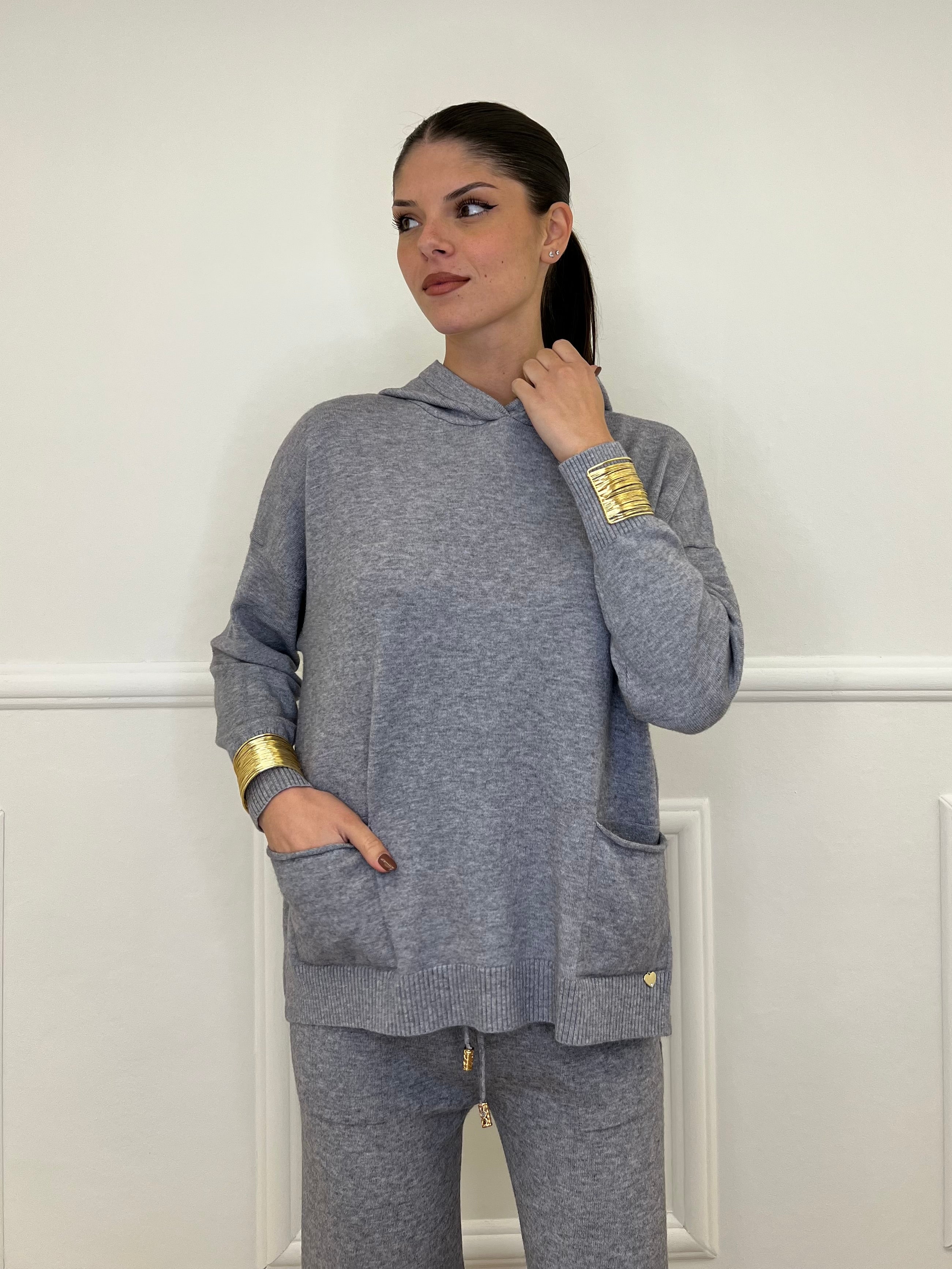 Completo Cappuccio 60592 Grigio