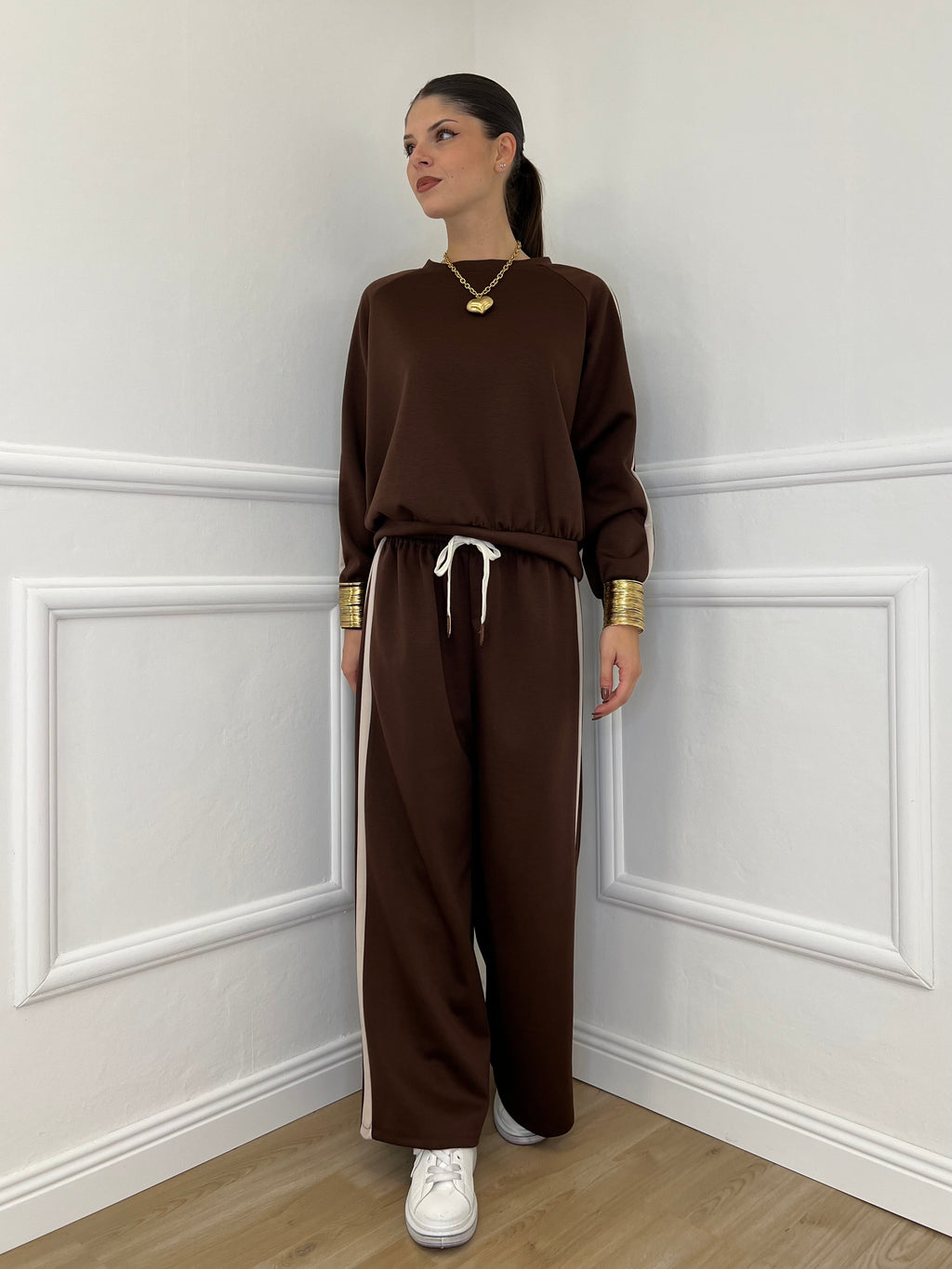 Tuta Bande 7937 Marrone