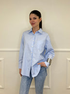 Camicia Regimental Strass 171798 Azzurro