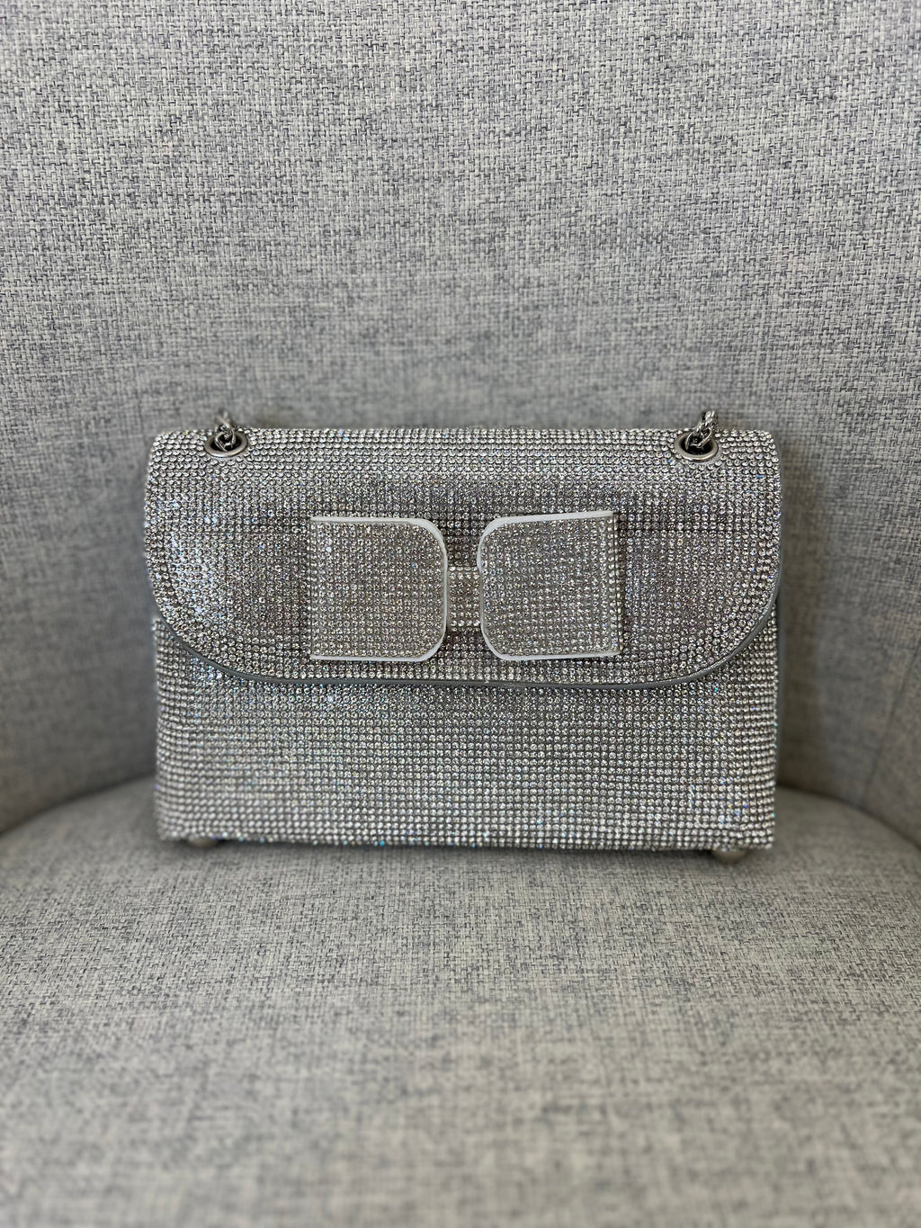 Tracolla Fiocco Strass B378