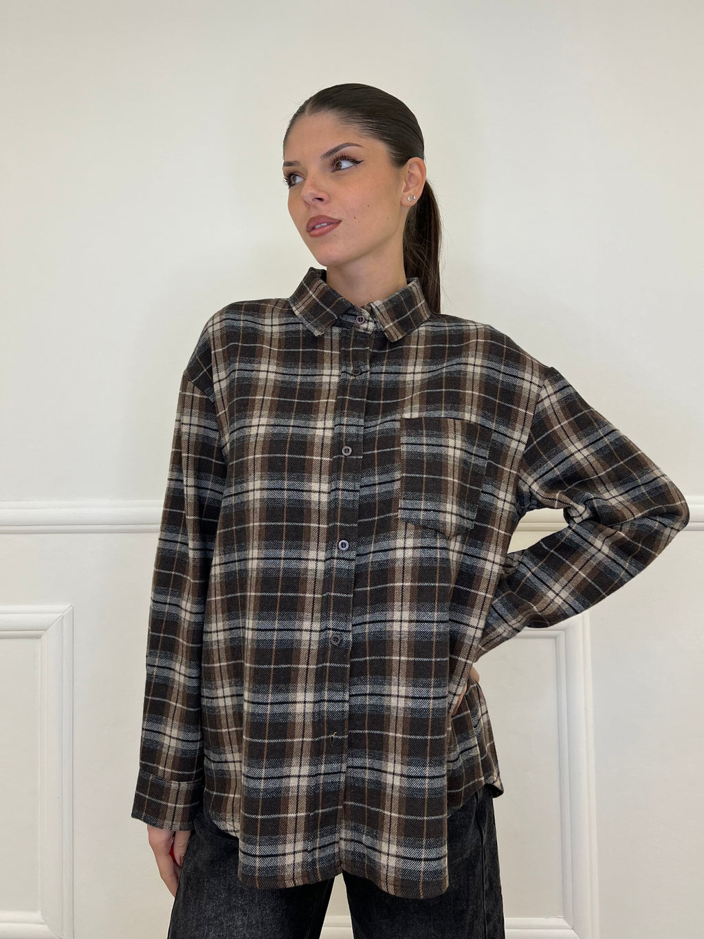 Camicia Madras 25864 Moro