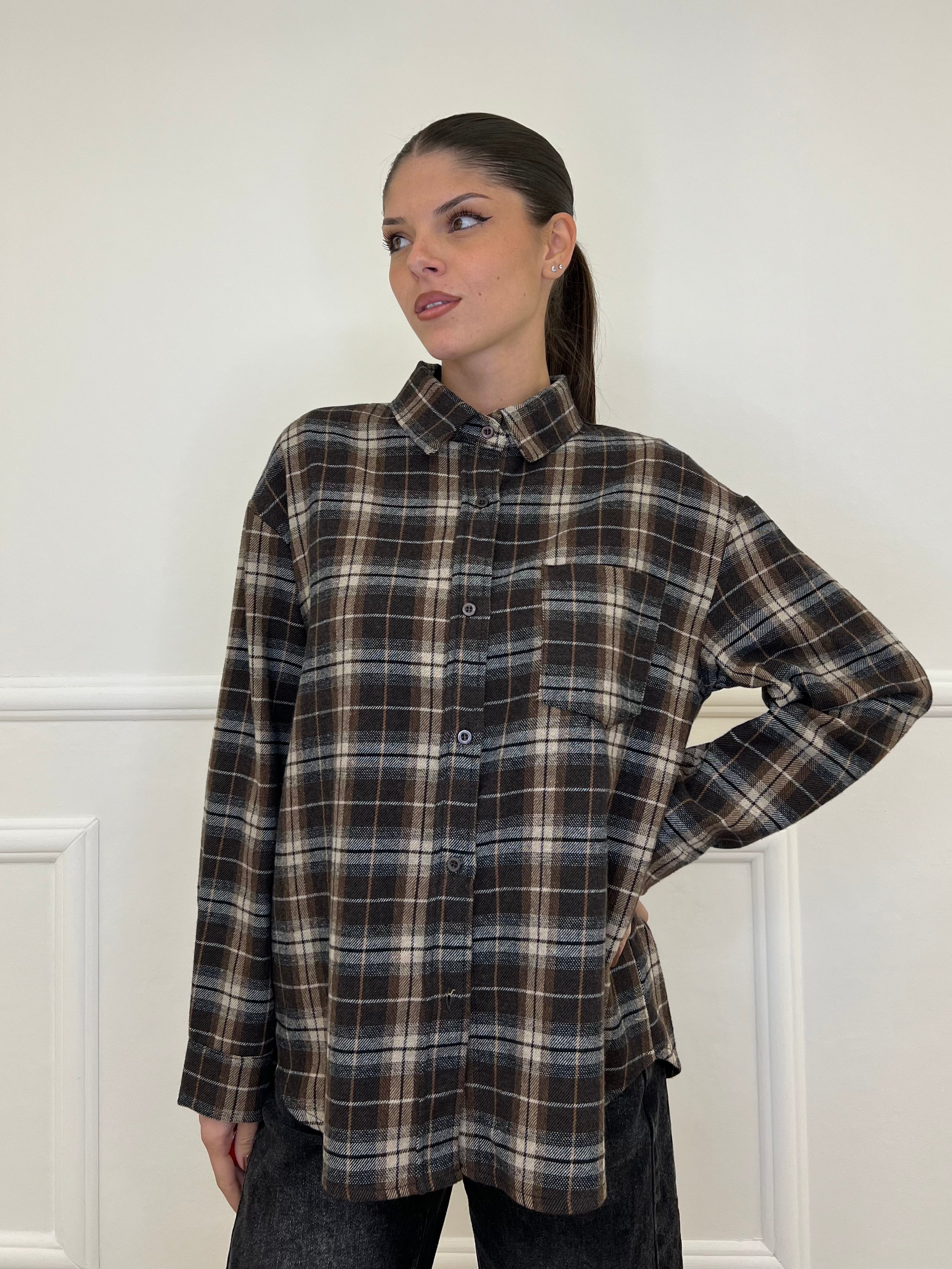 Camicia Madras 25864 Moro