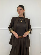 Spotted Interior Jacket 25623 Moro