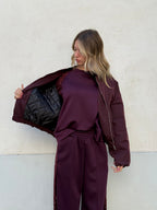 Bomber Interno Trapuntato 6313 Burgundy