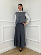 Gonna Satin 2236 Piombo