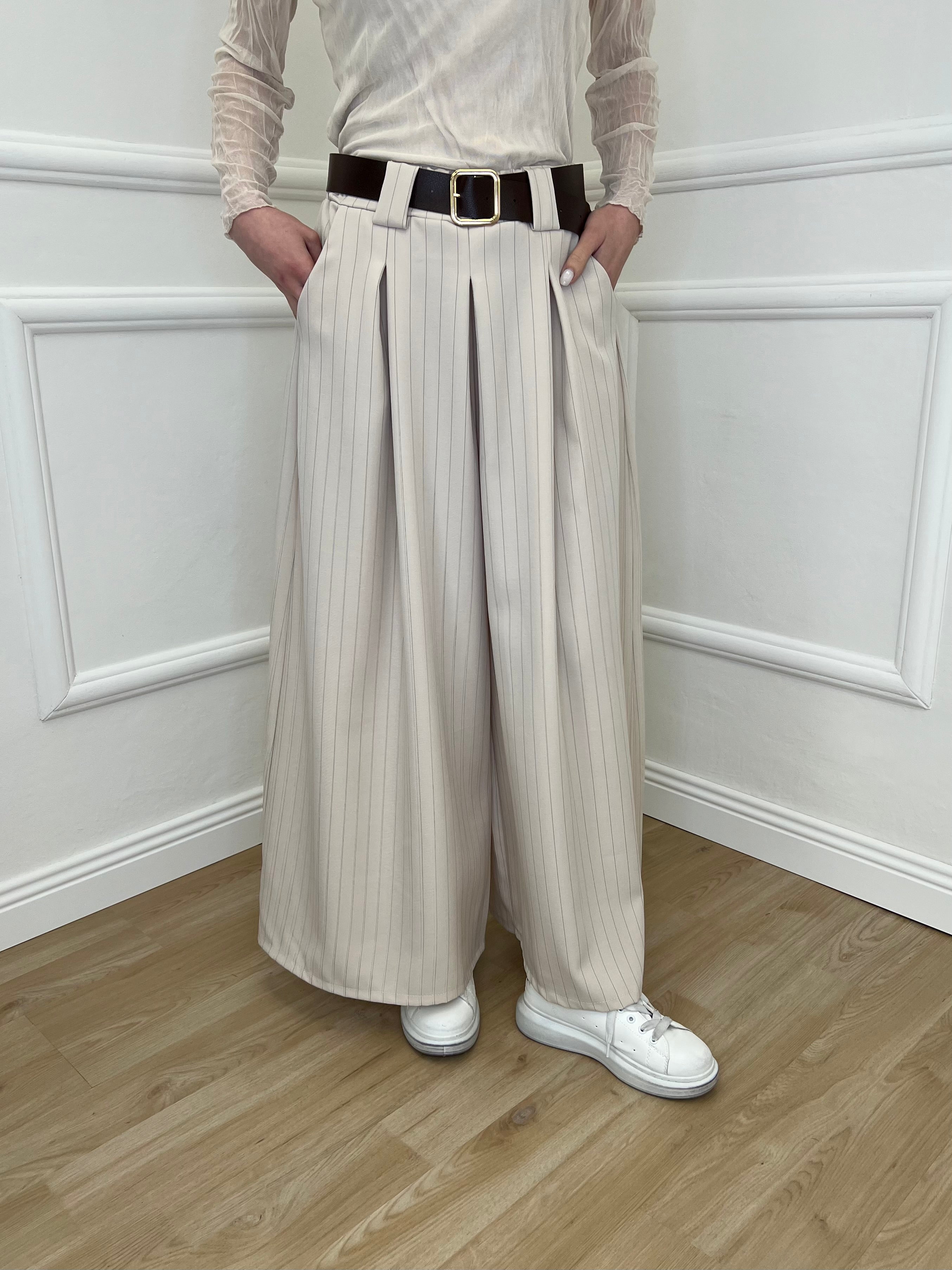 Pantagonna Gessato 2568 Beige