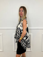 Camicia Trapezio Fantasia 4565 Nero